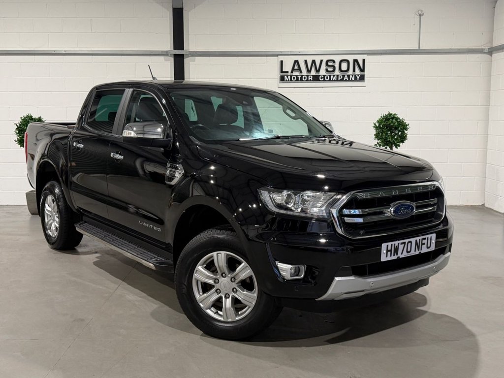 USED 2020 70 FORD RANGER 2.0 EcoBlue Limited Pickup Double Cab 4dr Diesel Auto 4WD Euro 6 (s/s) (170 ps) 