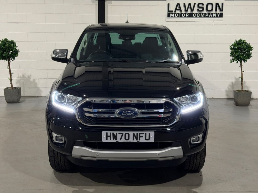 USED 2020 70 FORD RANGER 2.0 EcoBlue Limited Pickup Double Cab 4dr Diesel Auto 4WD Euro 6 (s/s) (170 ps) 