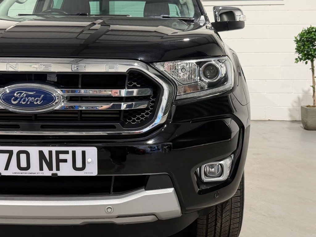 USED 2020 70 FORD RANGER 2.0 EcoBlue Limited Pickup Double Cab 4dr Diesel Auto 4WD Euro 6 (s/s) (170 ps) 