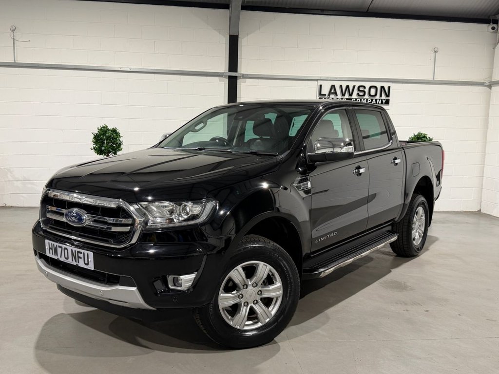 USED 2020 70 FORD RANGER 2.0 EcoBlue Limited Pickup Double Cab 4dr Diesel Auto 4WD Euro 6 (s/s) (170 ps) 