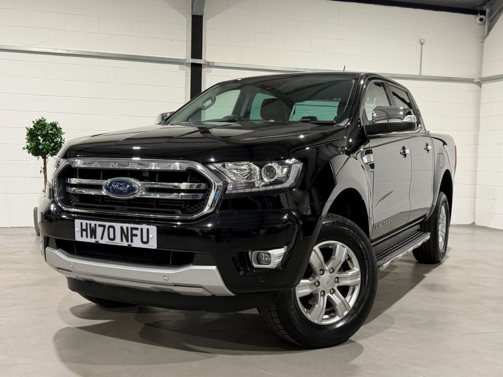 USED 2020 70 FORD RANGER 2.0 EcoBlue Limited Pickup Double Cab 4dr Diesel Auto 4WD Euro 6 (s/s) (170 ps) 