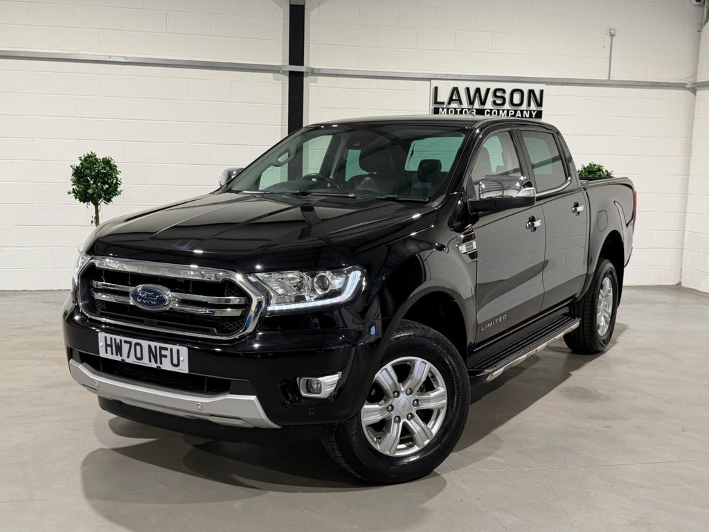 USED 2020 70 FORD RANGER 2.0 EcoBlue Limited Pickup Double Cab 4dr Diesel Auto 4WD Euro 6 (s/s) (170 ps) 