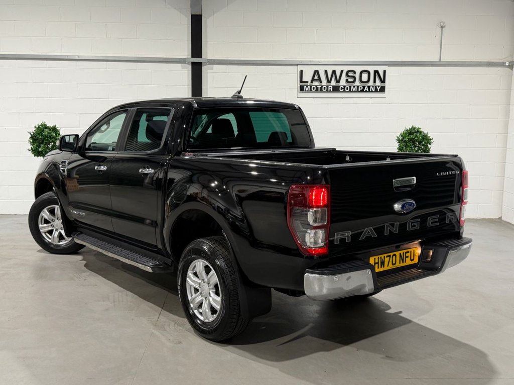 USED 2020 70 FORD RANGER 2.0 EcoBlue Limited Pickup Double Cab 4dr Diesel Auto 4WD Euro 6 (s/s) (170 ps) 
