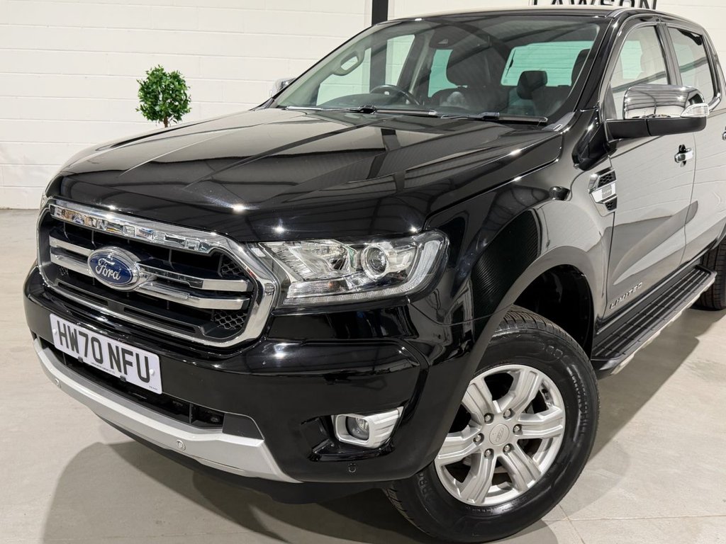 USED 2020 70 FORD RANGER 2.0 EcoBlue Limited Pickup Double Cab 4dr Diesel Auto 4WD Euro 6 (s/s) (170 ps) 