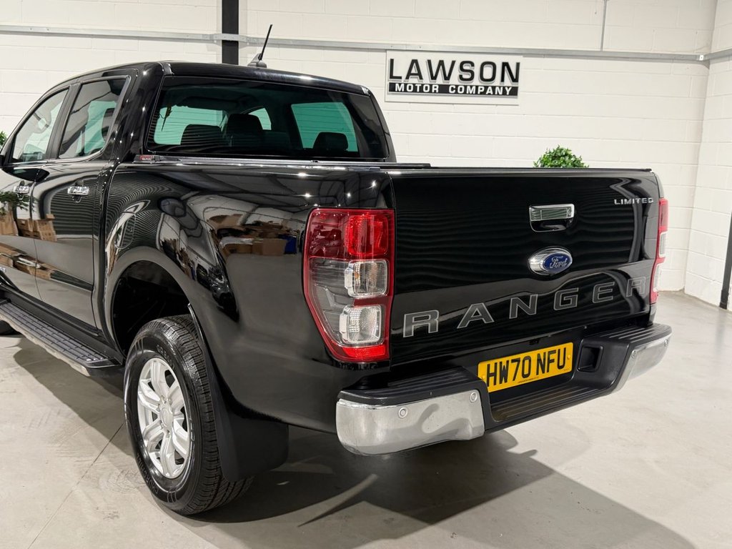 USED 2020 70 FORD RANGER 2.0 EcoBlue Limited Pickup Double Cab 4dr Diesel Auto 4WD Euro 6 (s/s) (170 ps) 