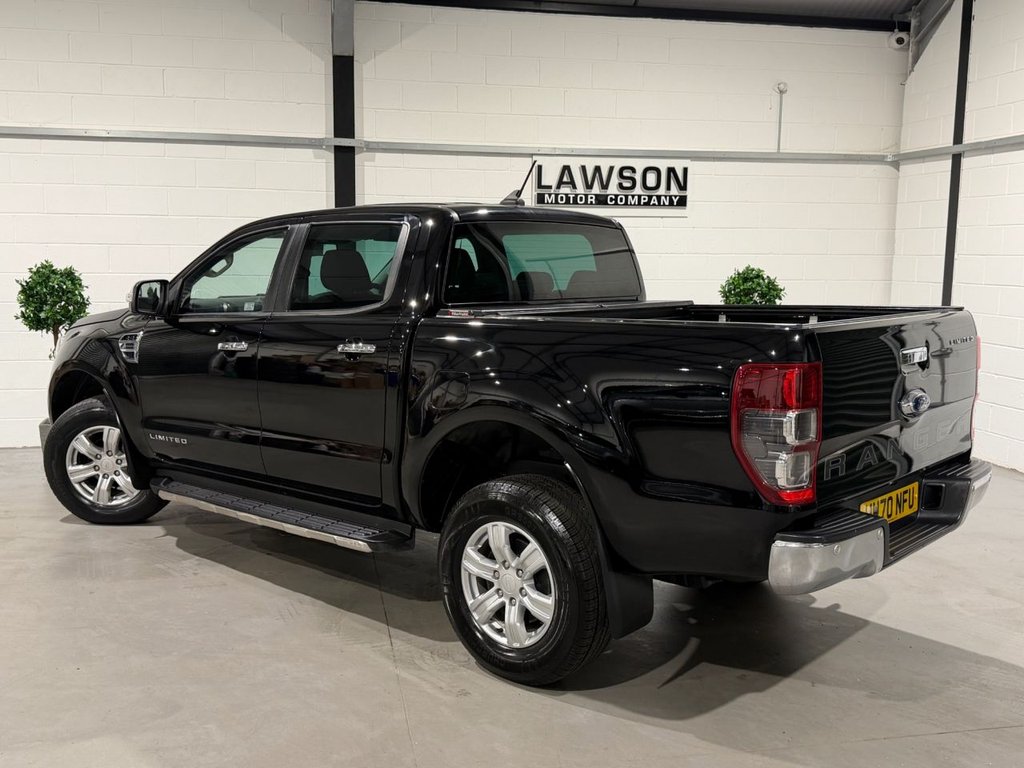 USED 2020 70 FORD RANGER 2.0 EcoBlue Limited Pickup Double Cab 4dr Diesel Auto 4WD Euro 6 (s/s) (170 ps) 