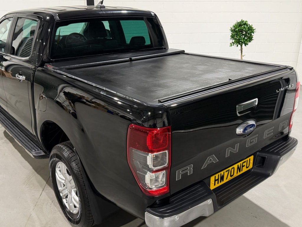 USED 2020 70 FORD RANGER 2.0 EcoBlue Limited Pickup Double Cab 4dr Diesel Auto 4WD Euro 6 (s/s) (170 ps) 