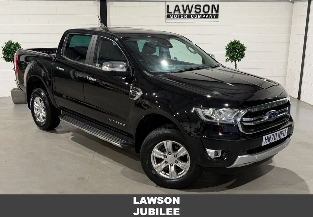 USED 2020 70 FORD RANGER 2.0 EcoBlue Limited Pickup Double Cab 4dr Diesel Auto 4WD Euro 6 (s/s) (170 ps) 
