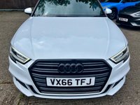 USED 2016 66 AUDI A3 1.4 TFSI CoD S line Hatchback 3dr Petrol Manual Euro 6 (s/s) (150 ps) GREAT SPEC, NAV, BLUETOOTH!