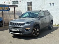 USED 2018 68 JEEP COMPASS 1.4T MultiAirII Limited SUV 5dr Petrol Manual Euro 6 (s/s) (140 ps) THIS FAMILY SUV COMES WITH 2 KEYS,CLIMATE,DAB RADIO,MEDIA AND MORE