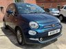 USED 2018 18 FIAT 500 1.2 Lounge Hatchback 3dr Petrol Manual Euro 6 (s/s) (69 bhp) 