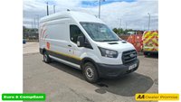 USED 2022 72 FORD TRANSIT White 2.0 350 EcoBlue L3 H3 van, 57,500 miles, Euro 6, Air Conditioning, Bluetooth, DAB, Reverse camera, Electric windows. Plus VAT @ 20%! This 2022 Ford Transit 350 Leader boasts a full service history, with its last service completed on 2025-10-10 at 50,235 miles, and has had only one owner from new. This Euro 6 compliant, rear wheel drive L3 H3 model is powered by an efficient 2.0L EcoBlue diesel engine. It comes equipped with manual air conditioning, door mirrors featuring blind spot elimination and integrated side indicators, and a 4.2 inch monochrome TFT screen with the SYNC 4 system and Bluetooth connectivity. A 12 month MOT