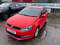 USED 2013 L VOLKSWAGEN POLO 1.2 Match Edition Hatchback 3dr Petrol Manual Euro 5 (60 ps) PX WELCOME FINANCE AVAILABLE