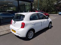 USED 2014 64 NISSAN MICRA 1.2 Acenta Hatchback 5dr Petrol Manual Euro 5 (80 ps) &pound;35 ROAD TAX ONLY 16,285 MILES