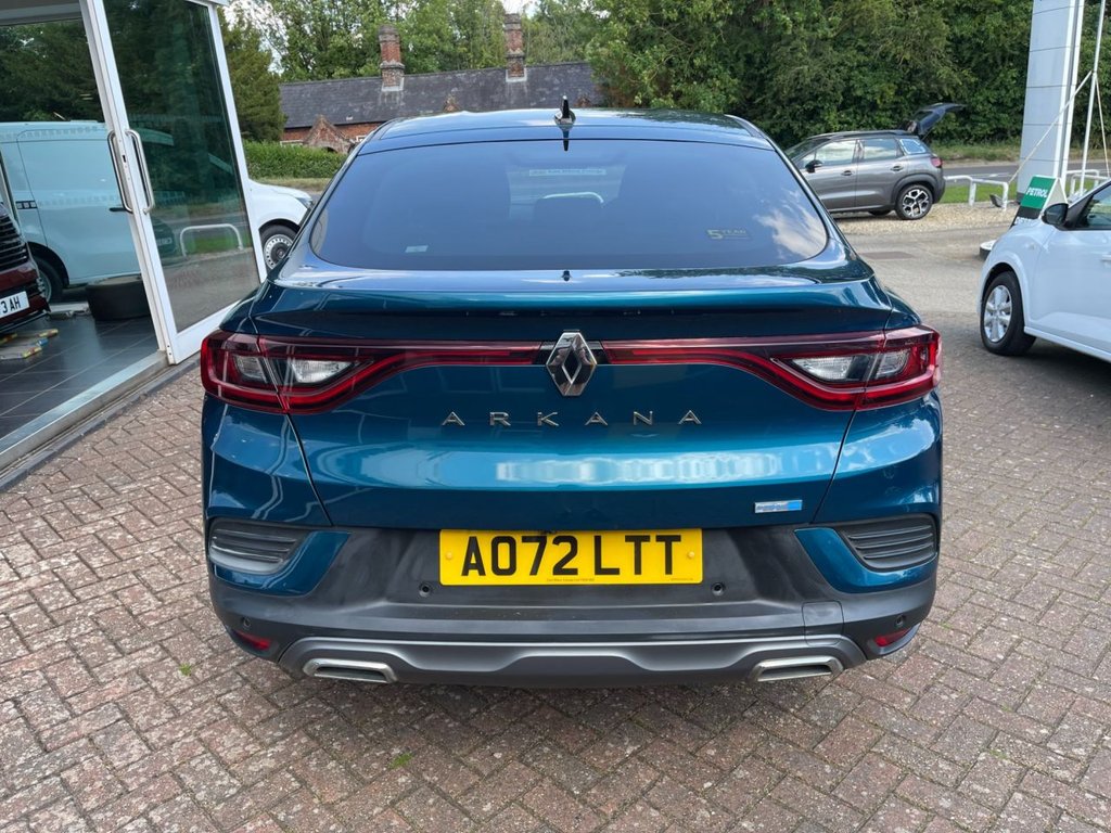 USED 2022 72 RENAULT ARKANA 1.6 E-TECH r.s. line SUV 5dr Petrol Hybrid Auto 2WD Euro 6 (s/s) (145 bhp) 