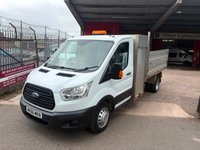USED 2016 66 FORD TRANSIT 350 2.2 TDCi 125 350 ALLOY Tipper RWD L3 - TWIN REAR WHEEL + TOOL POD TWIN WHEEL - ALLOY TIPPER