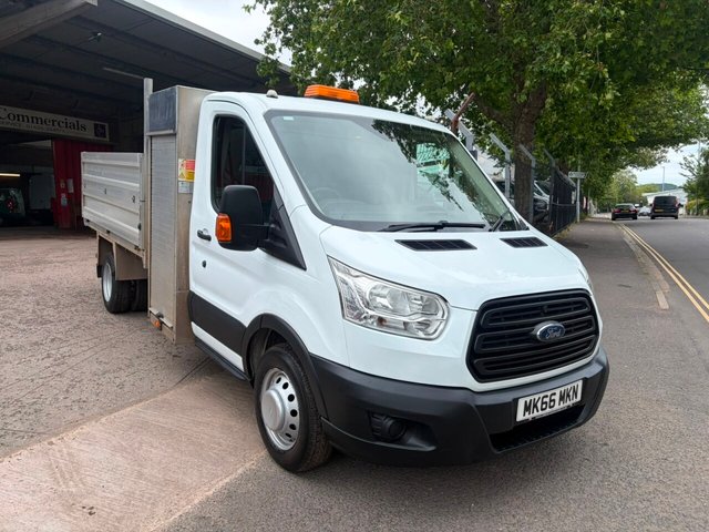 View our Ford Transit 350 2.2 TDCi 125 350 ALLOY Tipper RWD L3 - TWIN REAR WHEEL + TOOL POD