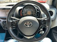 USED 2018 68 TOYOTA AYGO 1.0 VVT-i x-play Hatchback 5dr Petrol Manual Euro 6 (71 ps) Mot 9th May 2027, + Full Service History, 8 Stamps, + 2 Previous Owners, last keeper 2021, + 3 Months Warranty, + ULEZ compliant, + 68 MPG, + Group 7 insurance, + Rear camera, + DAB touchscreen multimedia, + Bluetooth, + USB connection, + Air con, + Hill control assist, + Daytime running lights, + Electric front windows/mirrors, + Isofix