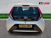 USED 2018 68 TOYOTA AYGO 1.0 VVT-i x-play Hatchback 5dr Petrol Manual Euro 6 (71 ps) Mot 9th May 2027, + Full Service History, 8 Stamps, + 2 Previous Owners, last keeper 2021, + 3 Months Warranty, + ULEZ compliant, + 68 MPG, + Group 7 insurance, + Rear camera, + DAB touchscreen multimedia, + Bluetooth, + USB connection, + Air con, + Hill control assist, + Daytime running lights, + Electric front windows/mirrors, + Isofix