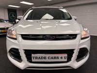 USED 2016 66 FORD KUGA 2.0 TDCi Titanium SUV 5dr Diesel Powershift AWD Euro 6 (s/s) (180 ps) UK DELIVERY FLAT FEE &pound;250 (SUBJECT TO DEAL) *OVER 100 IMAGES ON OUR WEBSITE*BESPOKE FINANCE ARRANGED*PART EXCHANGE WELCOME*ALL VEHICLES HPI CLEAR