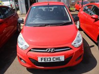 USED 2013 13 HYUNDAI I10 1.2 Classic Hatchback 5dr Petrol Manual Euro 5 (85 bhp) Budget clearance -  no inspection performed - no warranty provided - not eligible for financing - no part exchange accepted - classified as Trade/DIY clearance sale.