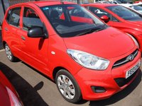 USED 2013 13 HYUNDAI I10 1.2 Classic Hatchback 5dr Petrol Manual Euro 5 (85 bhp) Budget clearance -  no inspection performed - no warranty provided - not eligible for financing - no part exchange accepted - classified as Trade/DIY clearance sale.
