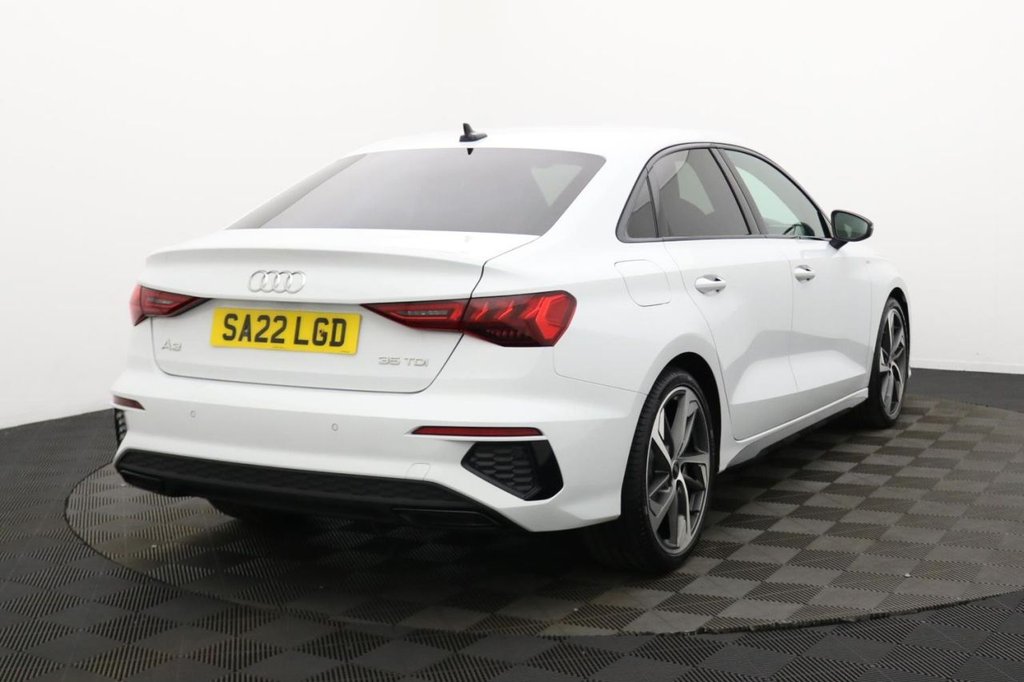 USED 2022 22 AUDI A3 2.0 TDI 35 Edition 1 Saloon 4dr Diesel S Tronic Euro 6 (s/s) (150 ps) Car Play, Sat Nav, Sensors