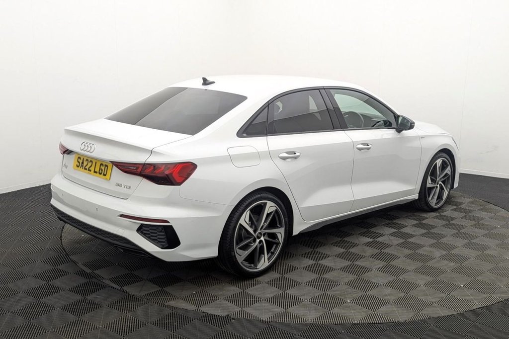 USED 2022 22 AUDI A3 2.0 TDI 35 Edition 1 Saloon 4dr Diesel S Tronic Euro 6 (s/s) (150 ps) Car Play, Sat Nav, Sensors