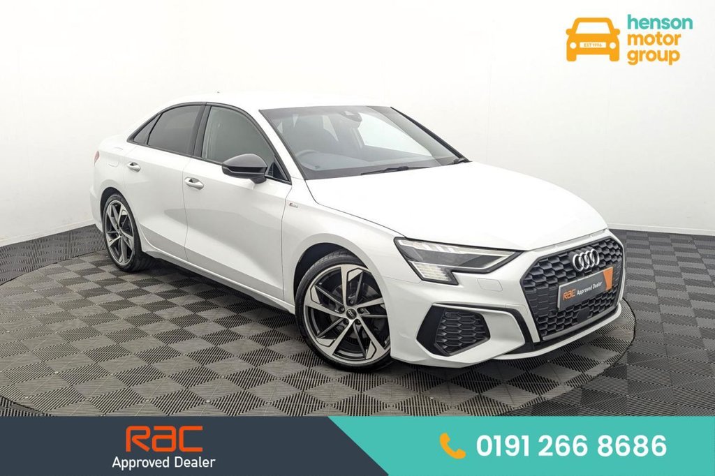 USED 2022 22 AUDI A3 2.0 TDI 35 Edition 1 Saloon 4dr Diesel S Tronic Euro 6 (s/s) (150 ps) Car Play, Sat Nav, Sensors