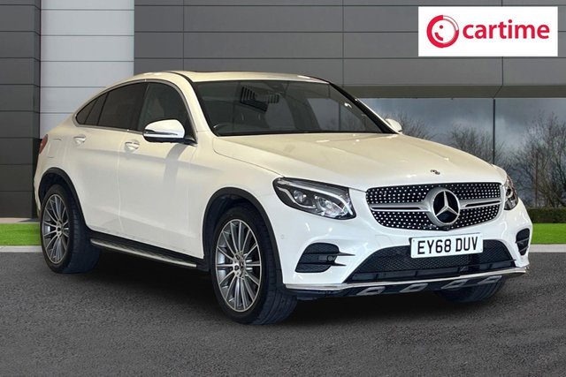 View our Mercedes-Benz GLC 2.0 GLC250 AMG Line (Premium) Coupe 5dr Petrol G-Tronic+ 4MATIC Euro 6 (s/s) (211 ps) 360 Degree Camera, Stowage Package, Mirror Package, Memory Package, 20In Alloys
