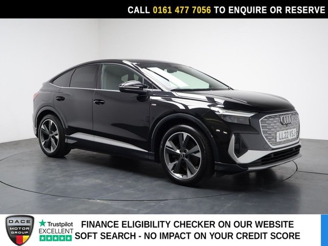 View our Audi Q4 E-Tron 35 S line Sportback 5dr Electric Auto 55kWh (170 ps)