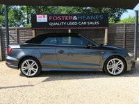 USED 2017 17 AUDI A3 CABRIOLET 1.5 TFSI CoD S line Convertible 2dr Petrol Manual Euro 6 (s/s) (150 ps) BANG & OLUFSEN, LED, SAT NAV