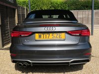 USED 2017 17 AUDI A3 CABRIOLET 1.5 TFSI CoD S line Convertible 2dr Petrol Manual Euro 6 (s/s) (150 ps) BANG & OLUFSEN, LED, SAT NAV