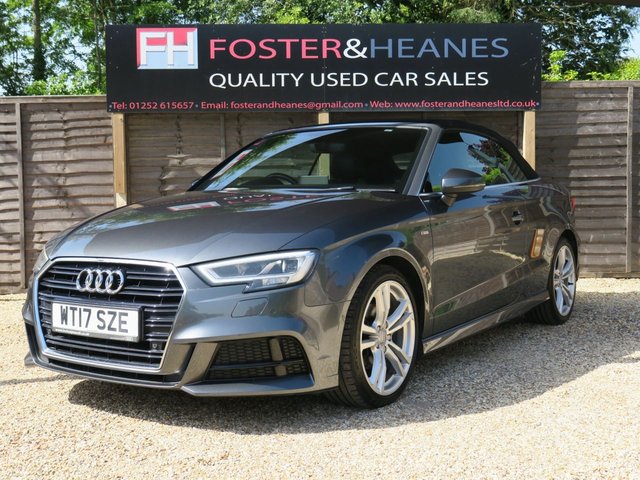 View our Audi A3 Cabriolet 1.5 TFSI CoD S line Convertible 2dr Petrol Manual Euro 6 (s/s) (150 ps)