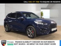 USED 2022 72 FORD KUGA 2.5 EcoBoost Duratec 14.4kWh ST-Line SUV 5dr Petrol Plug-in Hybrid CVT Euro 6 (s/s) (225 ps) FULL HISTORY+SATNAV+REAR CAM