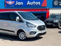 USED 2022 22 FORD TOURNEO CUSTOM 2.0 320 EcoBlue Zetec Auto L1 Euro 6 (s/s) 5dr 9seats+Autos+CarPlay+Camera