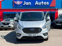 USED 2022 22 FORD TOURNEO CUSTOM 2.0 320 EcoBlue Zetec Auto L1 Euro 6 (s/s) 5dr 9seats+Autos+CarPlay+Camera