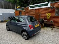 USED 2020 20 FIAT 500 1.2 Star Hatchback 3dr Petrol Manual Euro 6 (s/s) (69 bhp) Absolutely gorgeous and top spec Star model. It's got the pan roof, black and white interior with black headlining, grey outside with stunning grey and silver alloys. It is also equipped with the upgraded radio screen that has apple car play and android auto, it has xenon lights, front fog lights, the upgraded digital dash, rear parking sensors and cruise control. These have the city mode steering so it is much more manoeuvrable to park and the AC on this car is absolutely ice cold.