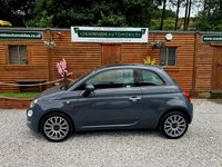 USED 2020 20 FIAT 500 1.2 Star Hatchback 3dr Petrol Manual Euro 6 (s/s) (69 bhp) Absolutely gorgeous and top spec Star model. It's got the pan roof, black and white interior with black headlining, grey outside with stunning grey and silver alloys. It is also equipped with the upgraded radio screen that has apple car play and android auto, it has xenon lights, front fog lights, the upgraded digital dash, rear parking sensors and cruise control. These have the city mode steering so it is much more manoeuvrable to park and the AC on this car is absolutely ice cold.