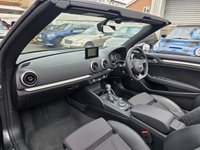 USED 2016 16 AUDI A3 CABRIOLET 1.4 TFSI CoD S line Convertible 2dr Petrol S Tronic Euro 6 (s/s) (Nav) (150 ps) One Owner | Genuine Low Miles