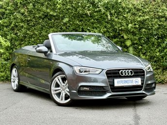 2016 AUDI A3 CABRIOLET 1.4 TFSI CoD S line Convertible 2dr Petrol S Tronic Euro 6 (s/s) (Nav) (150 ps) £14250.00