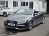 USED 2016 16 AUDI A3 CABRIOLET 1.4 TFSI CoD S line Convertible 2dr Petrol S Tronic Euro 6 (s/s) (Nav) (150 ps) One Owner | Genuine Low Miles