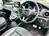 USED 2019 19 MERCEDES-BENZ V CLASS 2.2 V220d Sport G-Tronic+ Euro 6 (s/s) 5dr 8 Seat LWB STARLIGHTS, TV, SUPERB EXAMPLE