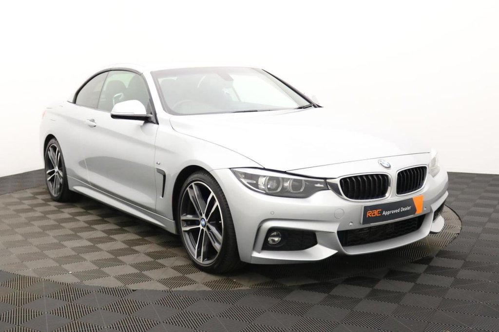 USED 2018 18 BMW 4 SERIES 2.0 420d M Sport Convertible 2dr Diesel Auto Euro 6 (s/s) (190 ps) Sat Nav, 19" Alloys, Camera