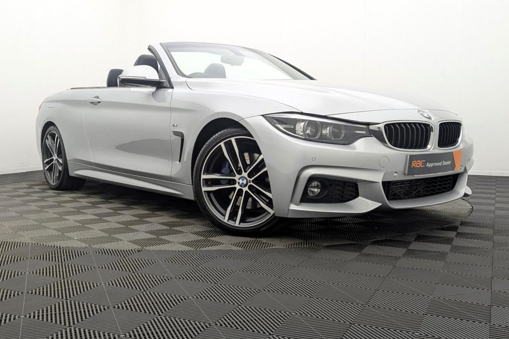 USED 2018 18 BMW 4 SERIES 2.0 420d M Sport Convertible 2dr Diesel Auto Euro 6 (s/s) (190 ps) Sat Nav, 19" Alloys, Camera