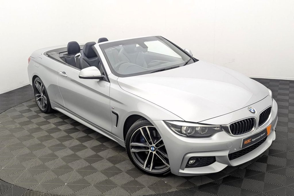 USED 2018 18 BMW 4 SERIES 2.0 420d M Sport Convertible 2dr Diesel Auto Euro 6 (s/s) (190 ps) Sat Nav, 19" Alloys, Camera