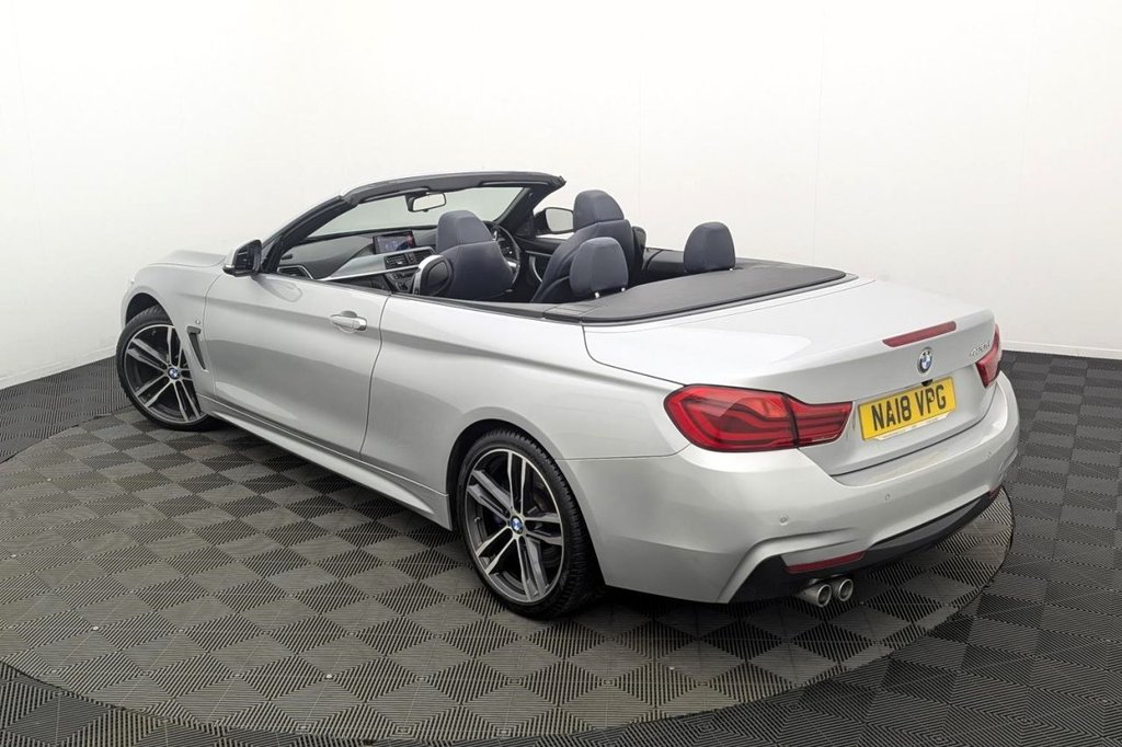 USED 2018 18 BMW 4 SERIES 2.0 420d M Sport Convertible 2dr Diesel Auto Euro 6 (s/s) (190 ps) Sat Nav, 19" Alloys, Camera