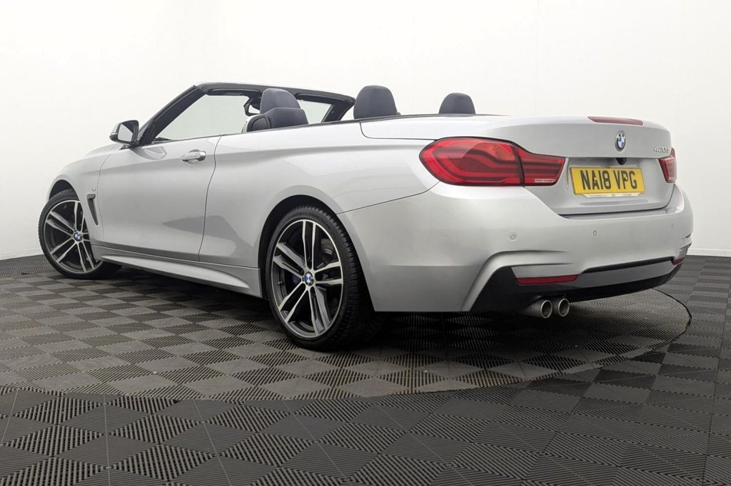 USED 2018 18 BMW 4 SERIES 2.0 420d M Sport Convertible 2dr Diesel Auto Euro 6 (s/s) (190 ps) Sat Nav, 19" Alloys, Camera