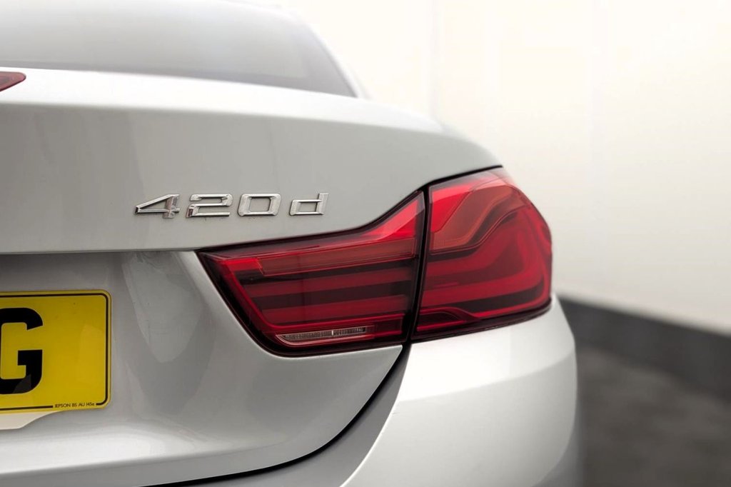 USED 2018 18 BMW 4 SERIES 2.0 420d M Sport Convertible 2dr Diesel Auto Euro 6 (s/s) (190 ps) Sat Nav, 19" Alloys, Camera