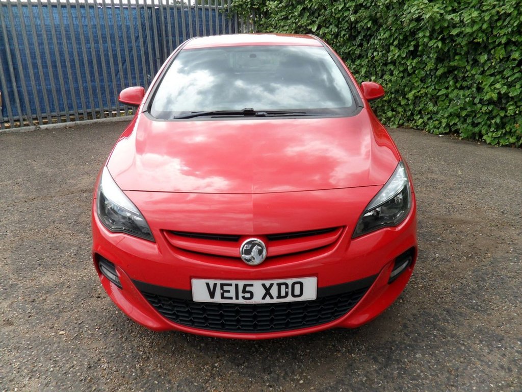 USED 2015 15 VAUXHALL ASTRA 1.6i Tech Line GT Hatchback 5dr Petrol Manual Euro 6 (115 ps) Power Red Air Con Full History